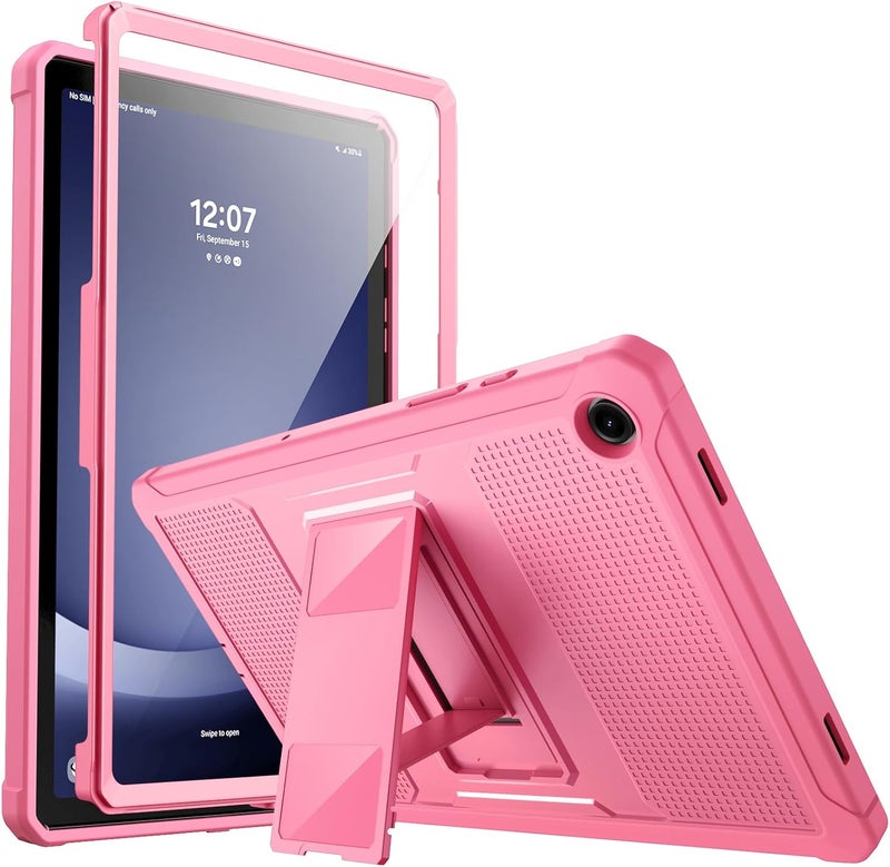 MoKo Case Fit Galaxy Tab A11+ Plus/A9+ 11-Inch 2025/2023, Shockproof Full Body Rugged Stand Back Cover with Built-in Screen Protector for Galaxy Tab A11+/A9 Plus Tablet, Conch Shell - Image 1